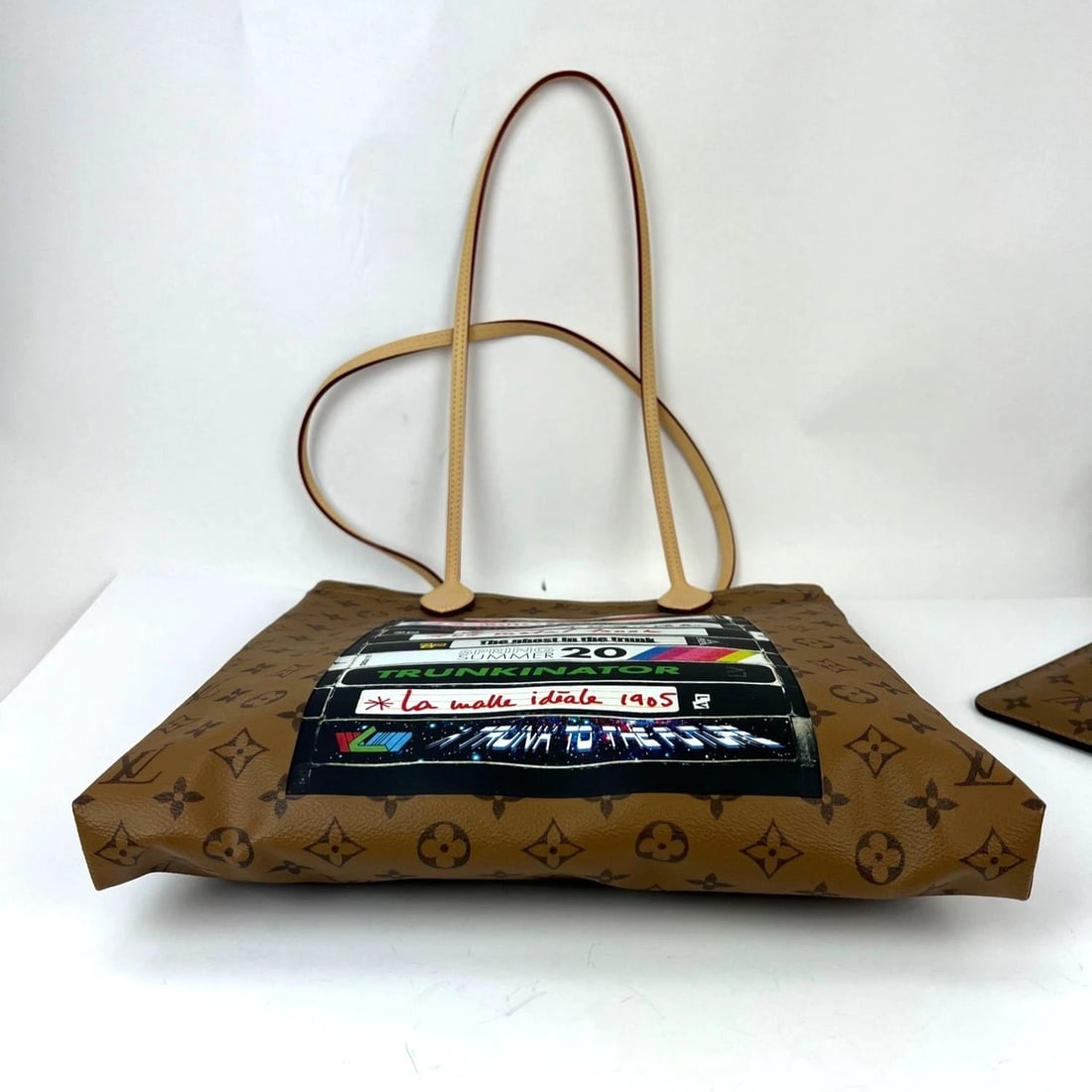 Louis Vuitton Carry It Limited Edition Reverse Monogram Video Tape Tote - 3
