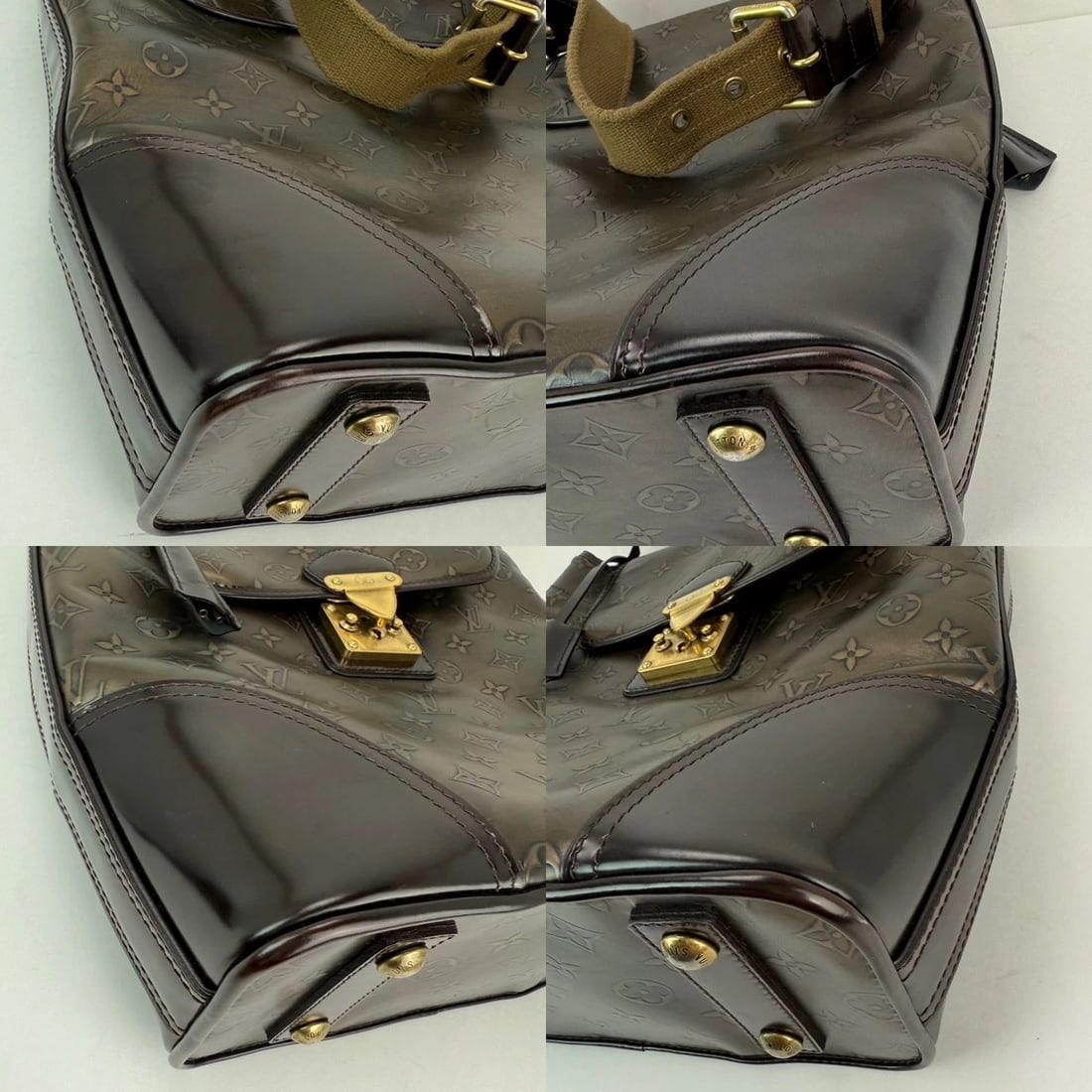 Louis Vuitton Vintage Bronze Monogram Sergeant GM Shoulder Bag - 4