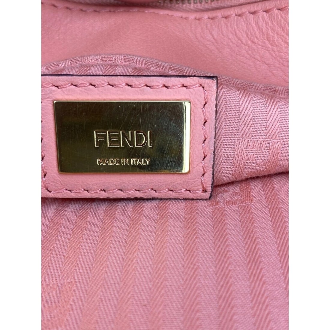 FENDI Vitello Elite Flamingo Petite 2Jours soft pink Ecstasy Hand Bag - 3