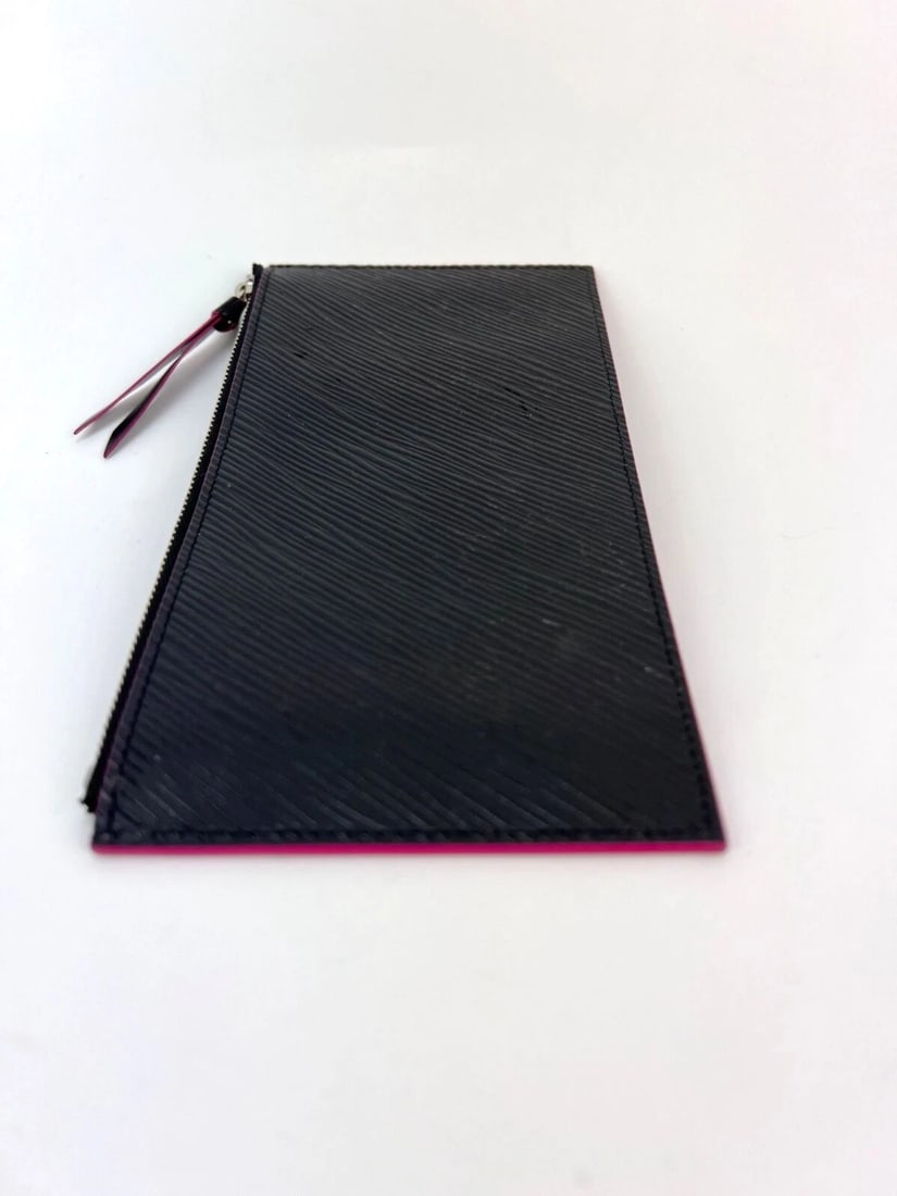 Louis Vuitton Zippered Insert from Felicie Black EpiLeather Coin Pouch - 8