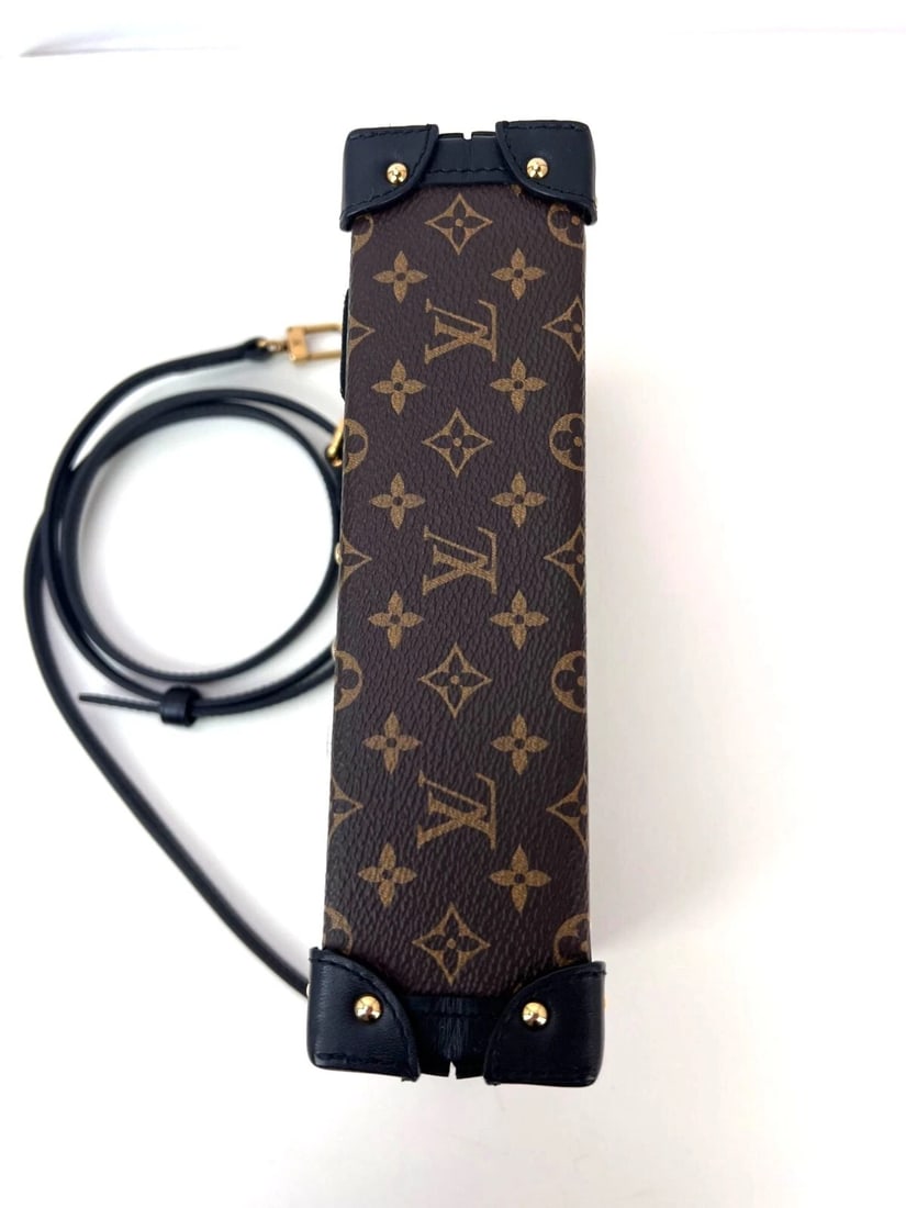 Louis Vuitton Petite Malle Patches Monogram Crossbody Clutch Bag - 5