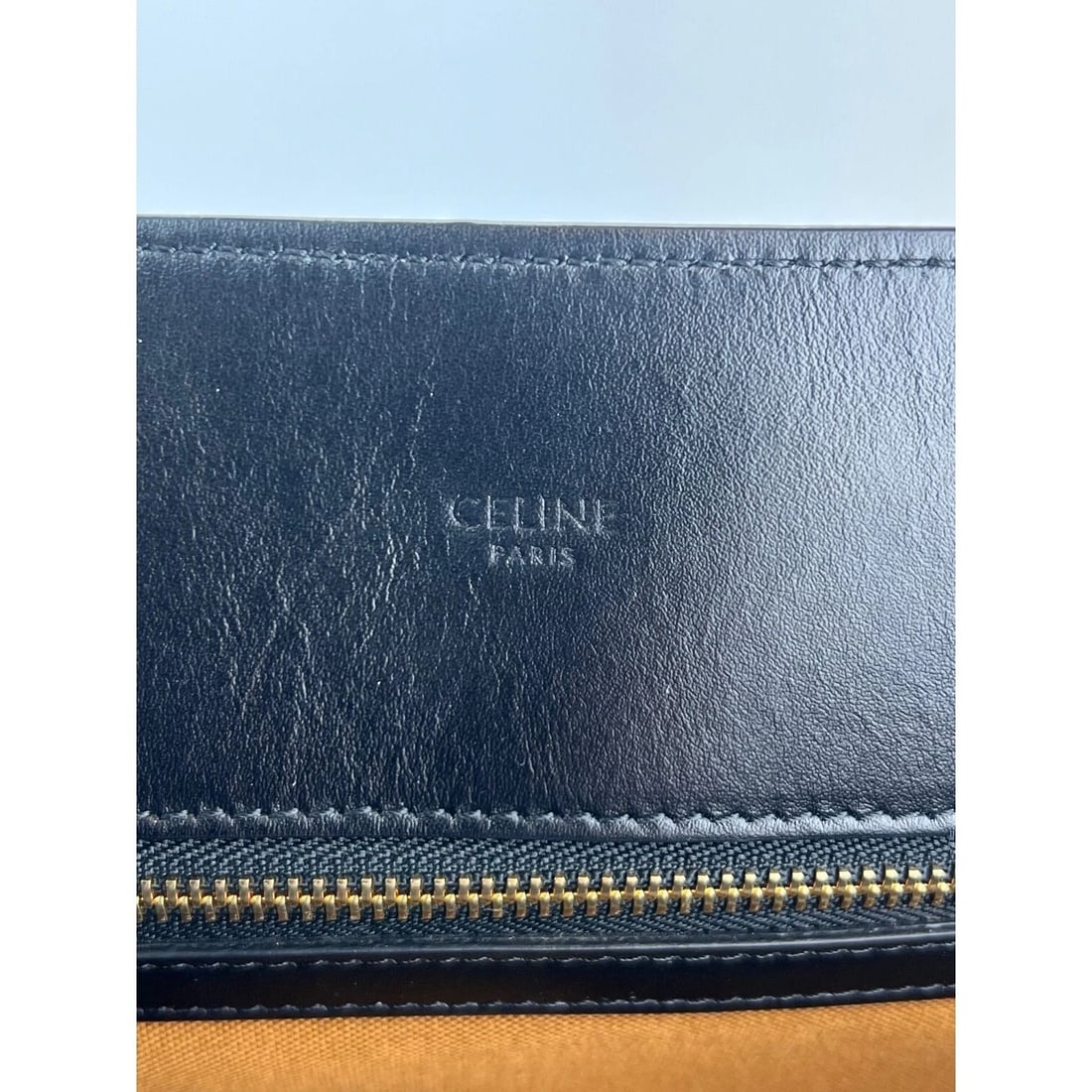 Celine Triomphe Vertical Cabas Black Monogram Canvas Tote - 8
