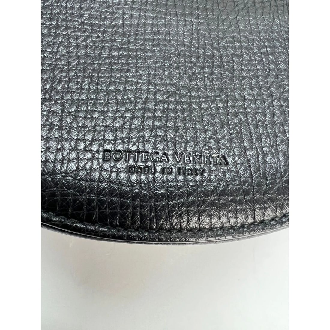 Bottega Veneta Palmellato Calfskin rounded Belt Waist Bag Black - 4