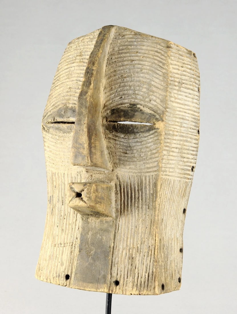 Large LUBA Kifwebe mask Congo Drc African Tribal Art Baluba MC 2131 (1 of 6)