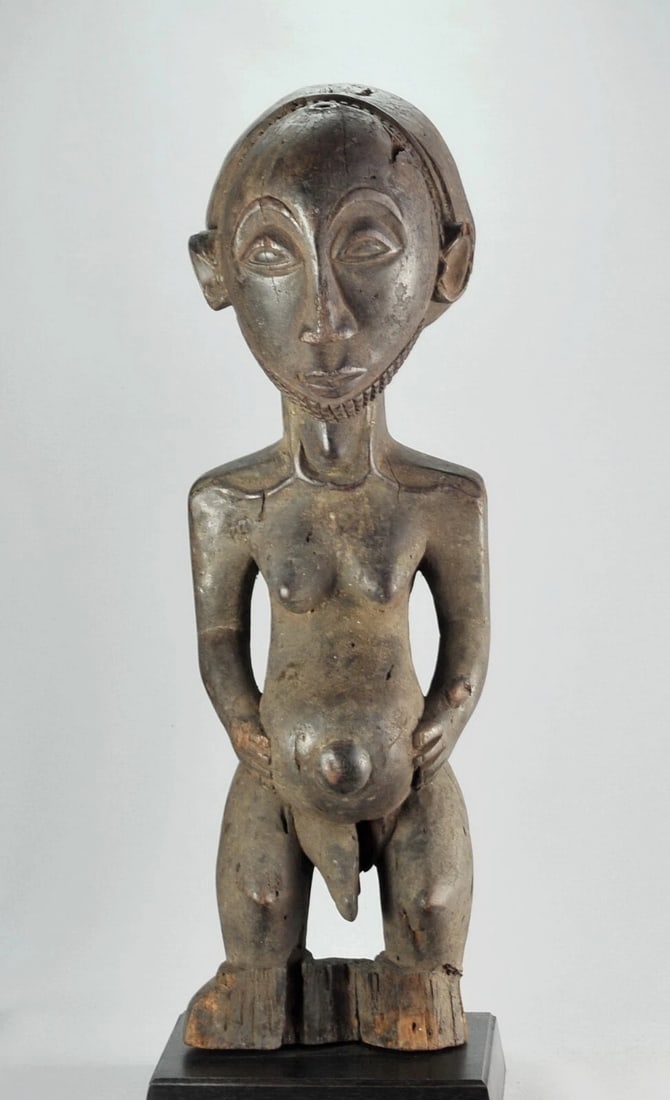 Large Singiti HEMBA Ancestor Figure Statue Congo DRC African Tribal Art 1030 - 4