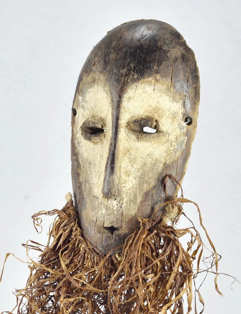 Cute LEGA Lukwakongo Mask Cult of Bwami Congo DRC African Tribal Art mc 1875 - 6