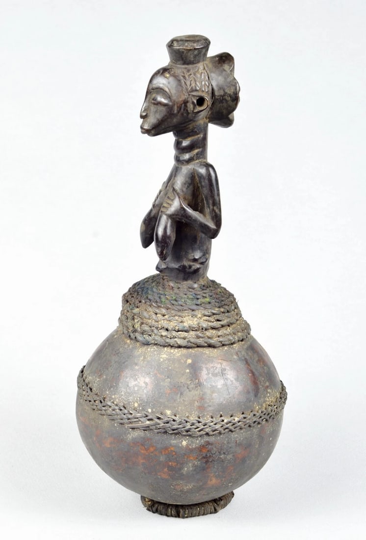 LUBA Rare Calabash KABWELULU Figure Statue Sculpture African Tribal Art MC 1899 (1 of 6)