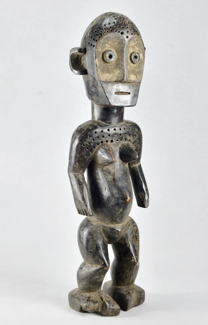 Fine Metoko Female Figure Mituku sculpture statue Congo African Tribal Art 1866 (1 of 6)