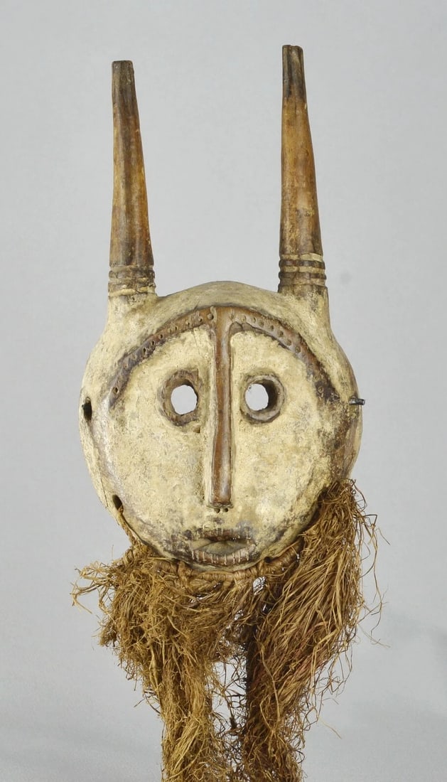 Rare LEGA KWAME Kayamba Mask Bwami Cult Congo Drc African Tribal Art 1131 - 6