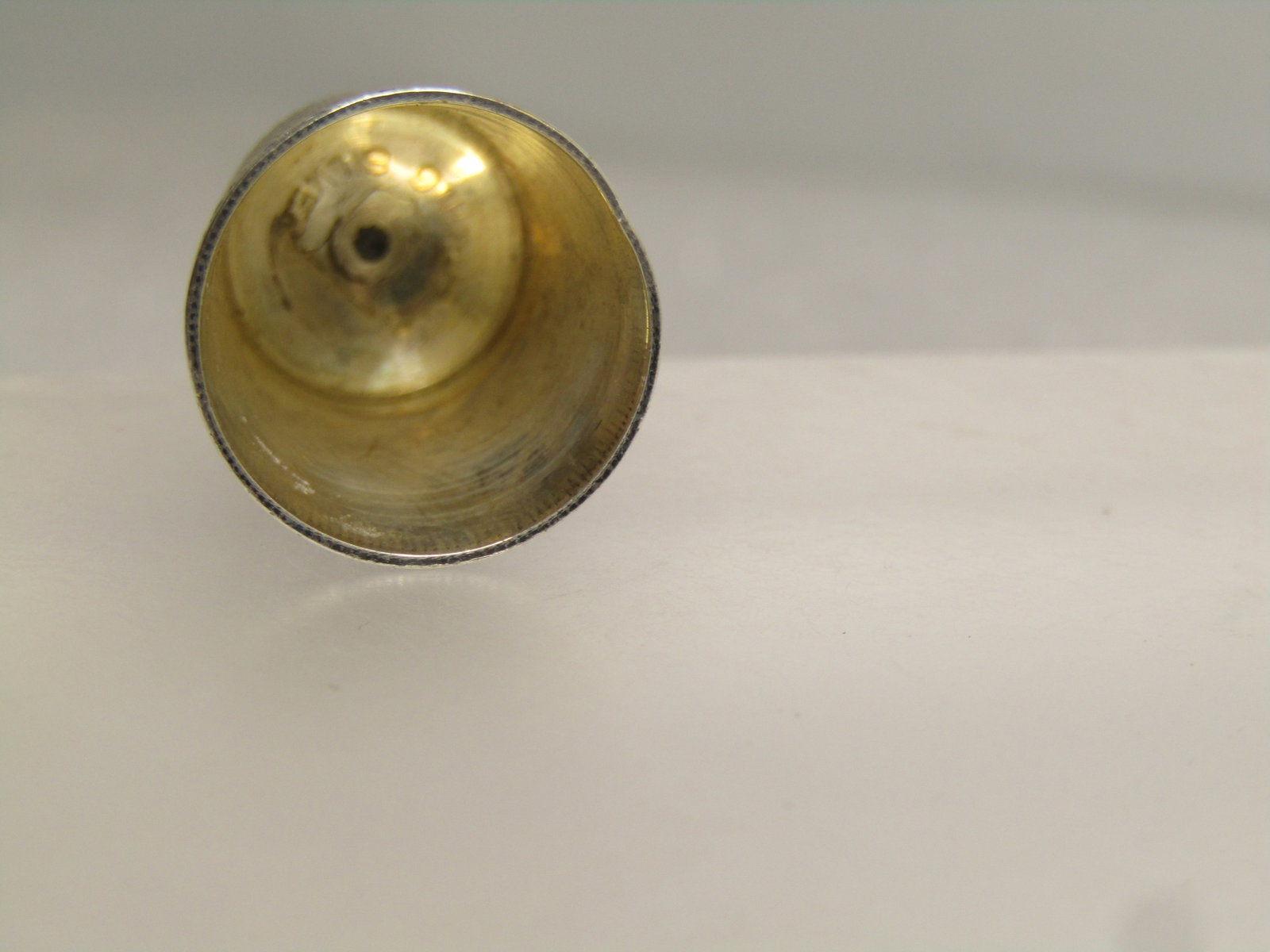 Vintage to Antique Sterling Silver Thimble, Sz. 11 - 5