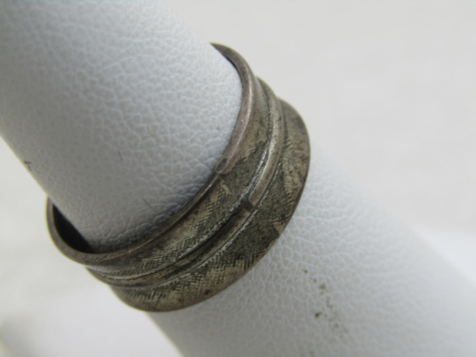 Vintage Sterling Silver Tapered Ring, Espo, Sz. 7 (NL) - 3