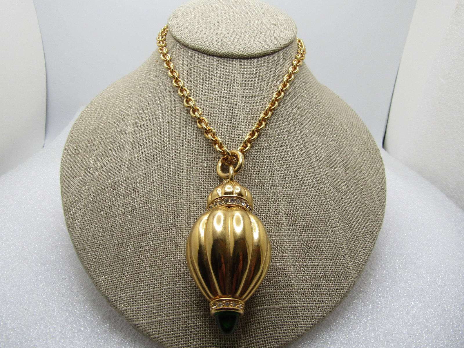 Nolan Miller Perfume Bottle Necklace, "Essence of Glamour" 32", 1990's (1 of 5)