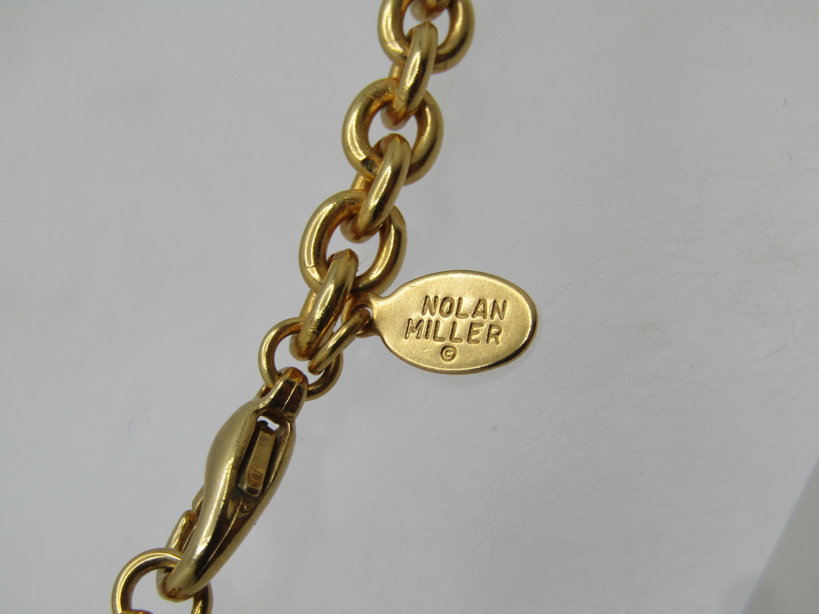 Nolan Miller Perfume Bottle Necklace, "Essence of Glamour" 32", 1990's - 5