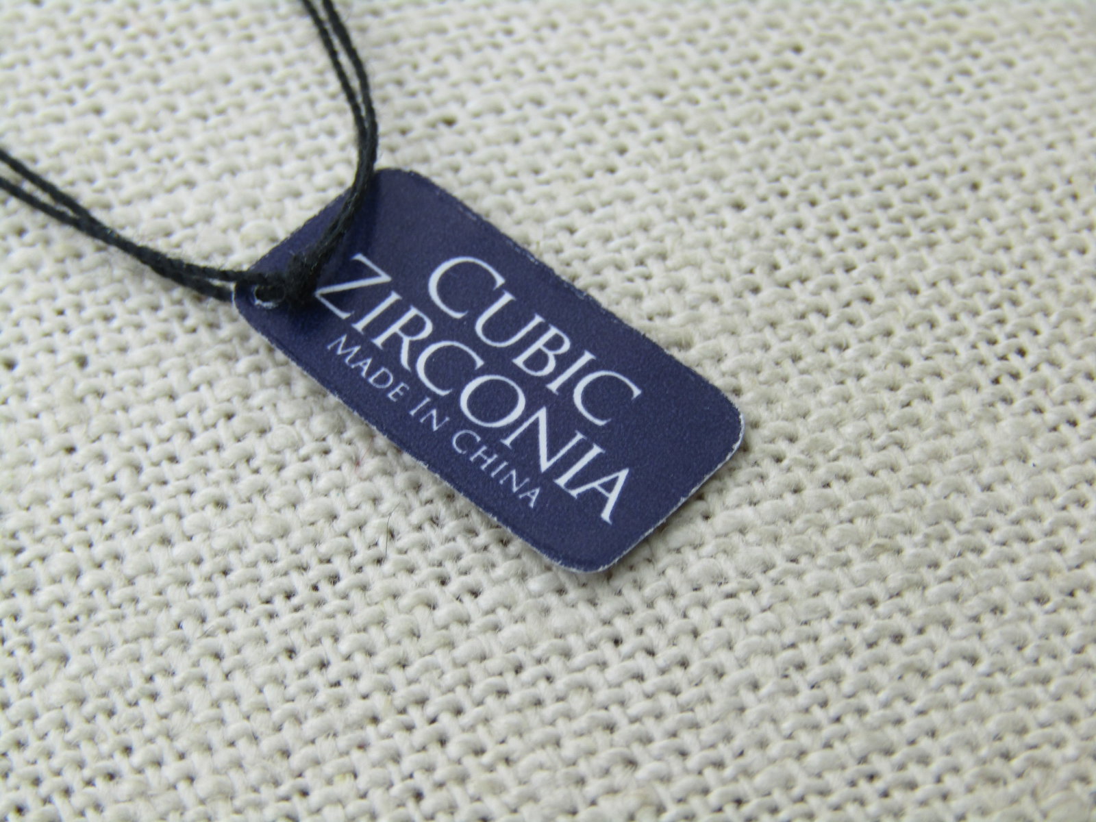 Sterling Silver CZ Journey Necklace, 18", With Tags - 3