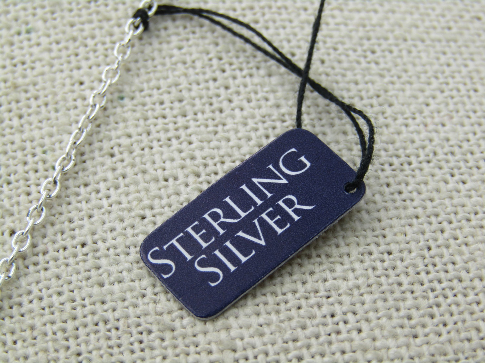 Sterling Silver CZ Journey Necklace, 18", With Tags - 4