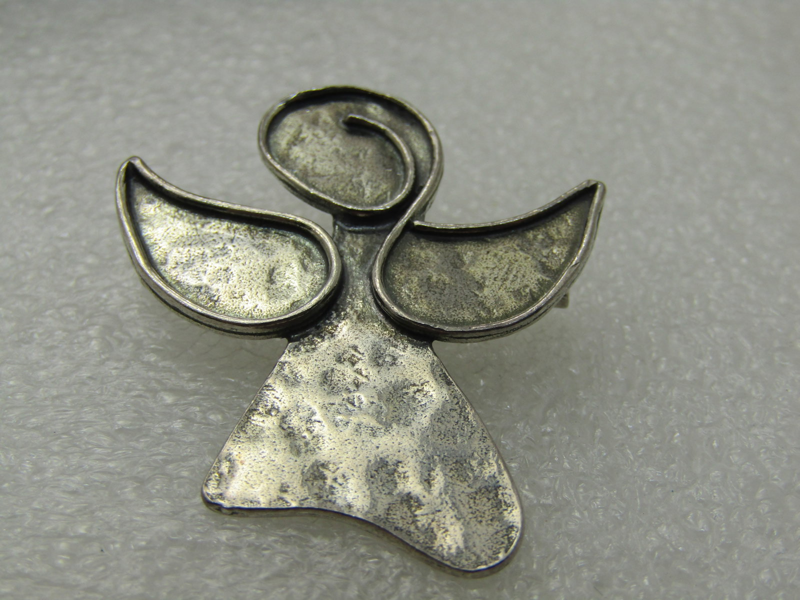 Silpada Sterling Silver Angel Brooch Pendant, Watch Over Me, 1.5" - 5
