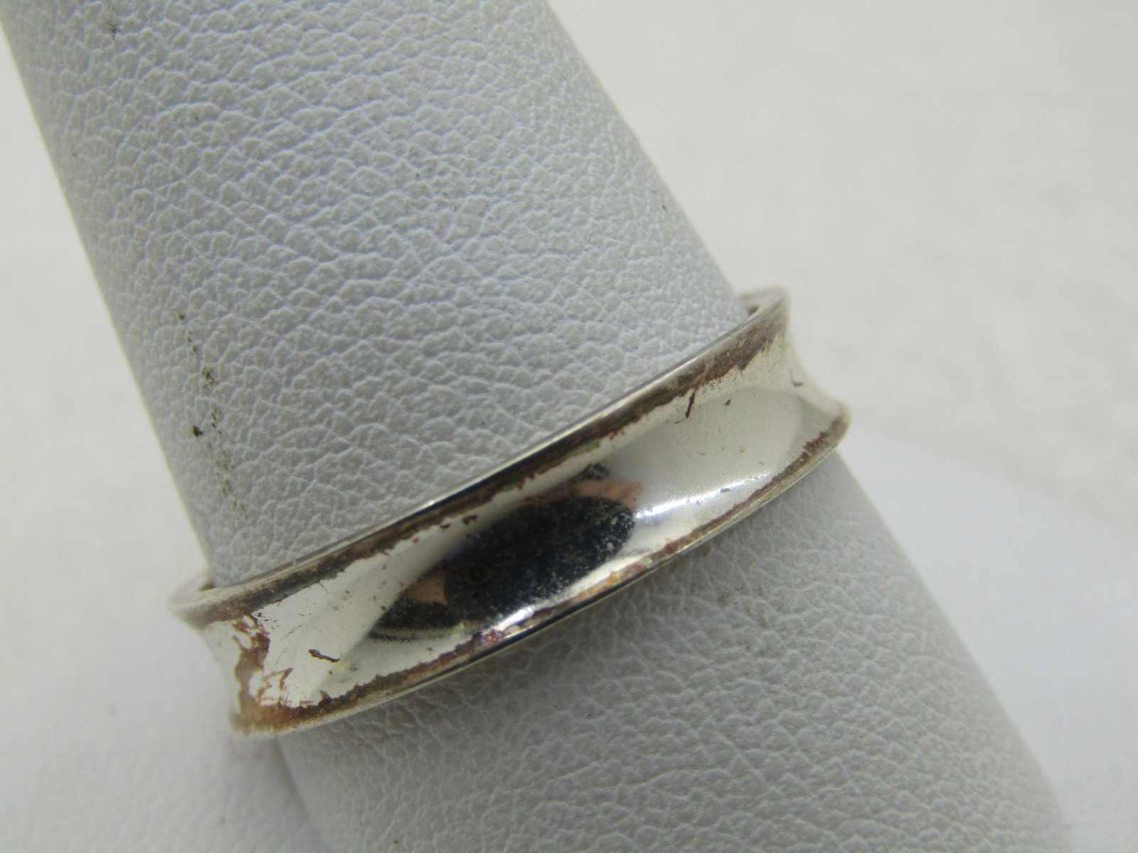 Sterling Silver Men's Wedding Band, Sz. 11.5, 5mm Wide - 2