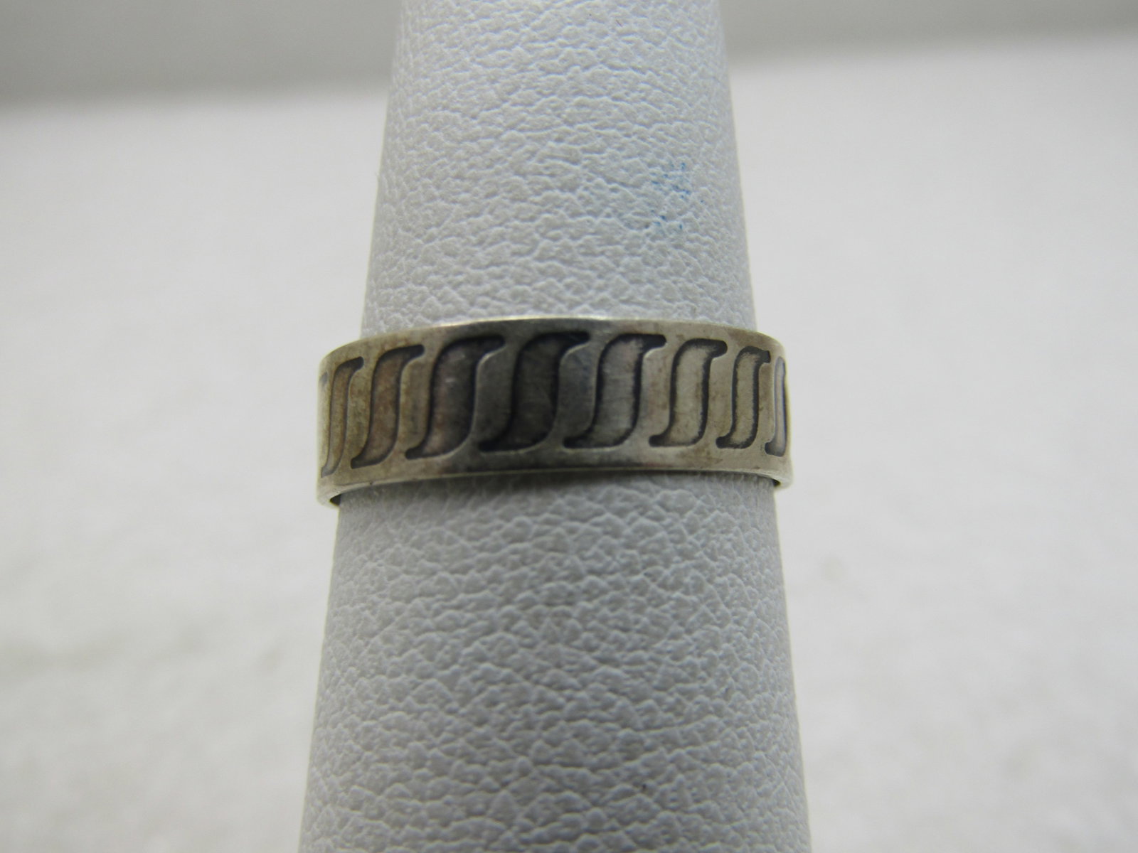Vintage Sterling Silver Toe Ring, Adjusts. Sz 2.5 - 4 - 2