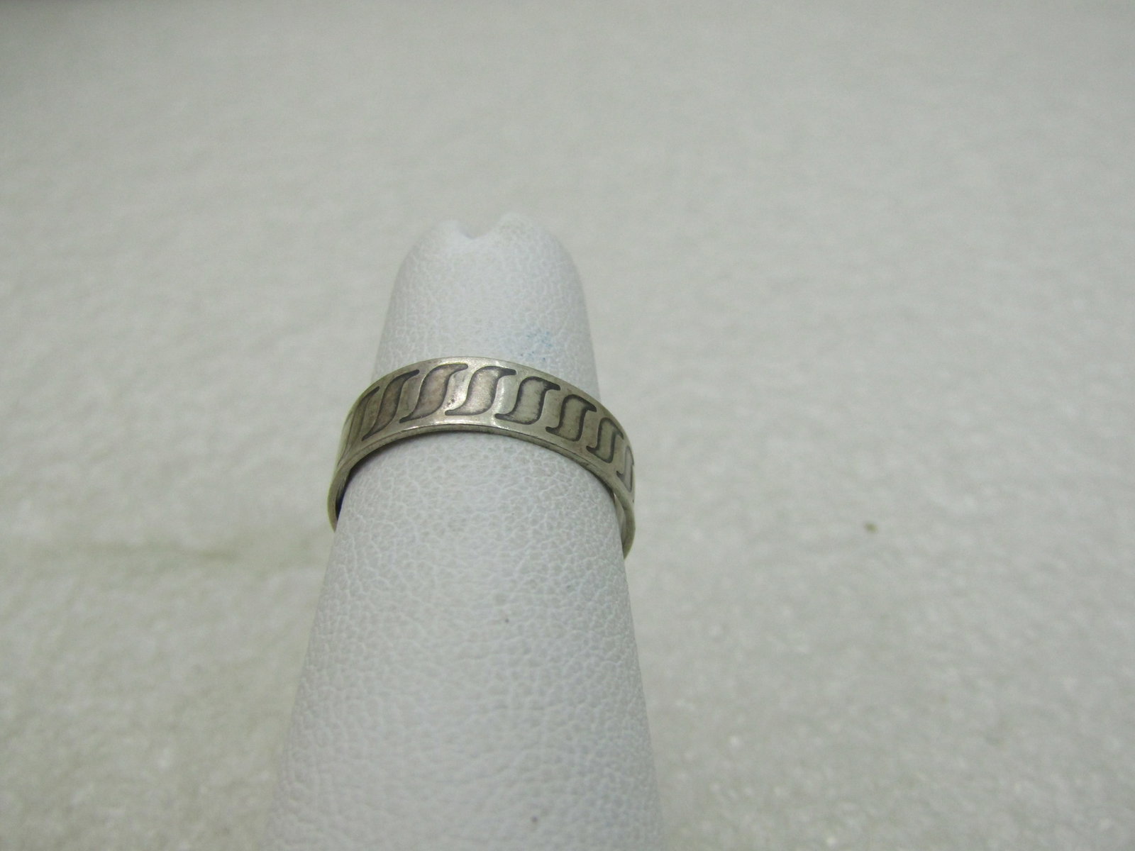 Vintage Sterling Silver Toe Ring, Adjusts. Sz 2.5 - 4 - 3