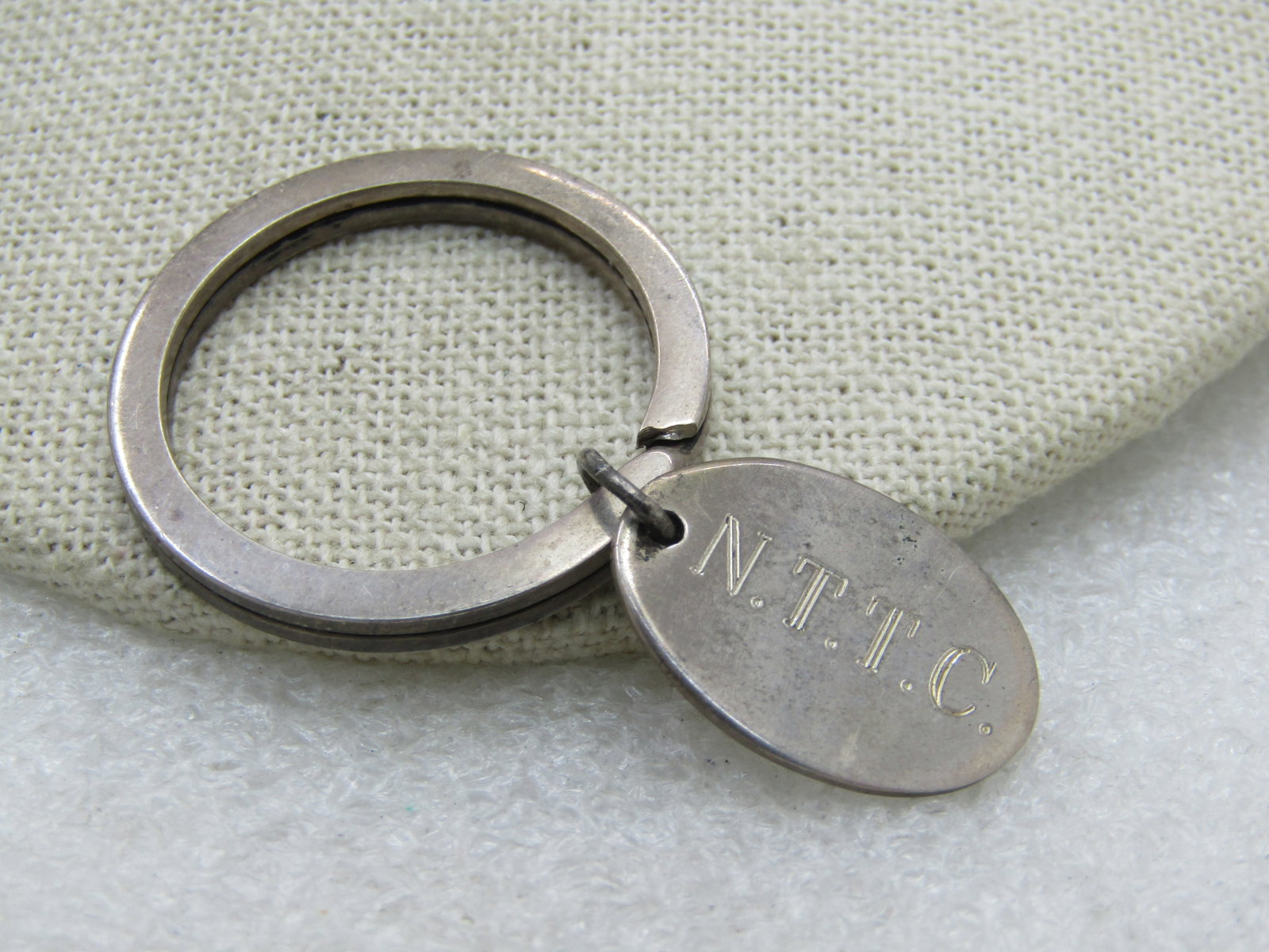 Vintage 1973 Tiffany & Co. Engraved Key Ring, N.T.T.C. - 2