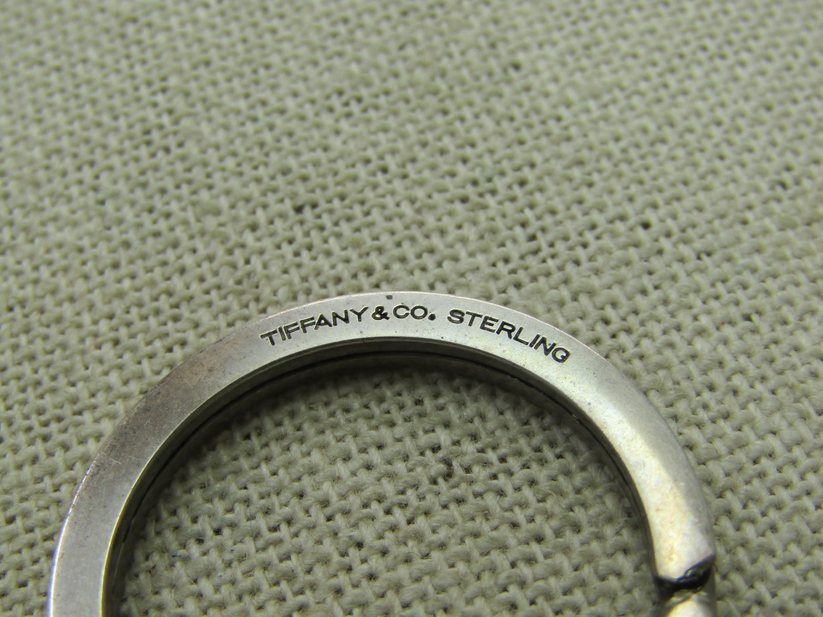 Vintage 1973 Tiffany & Co. Engraved Key Ring, N.T.T.C. - 6