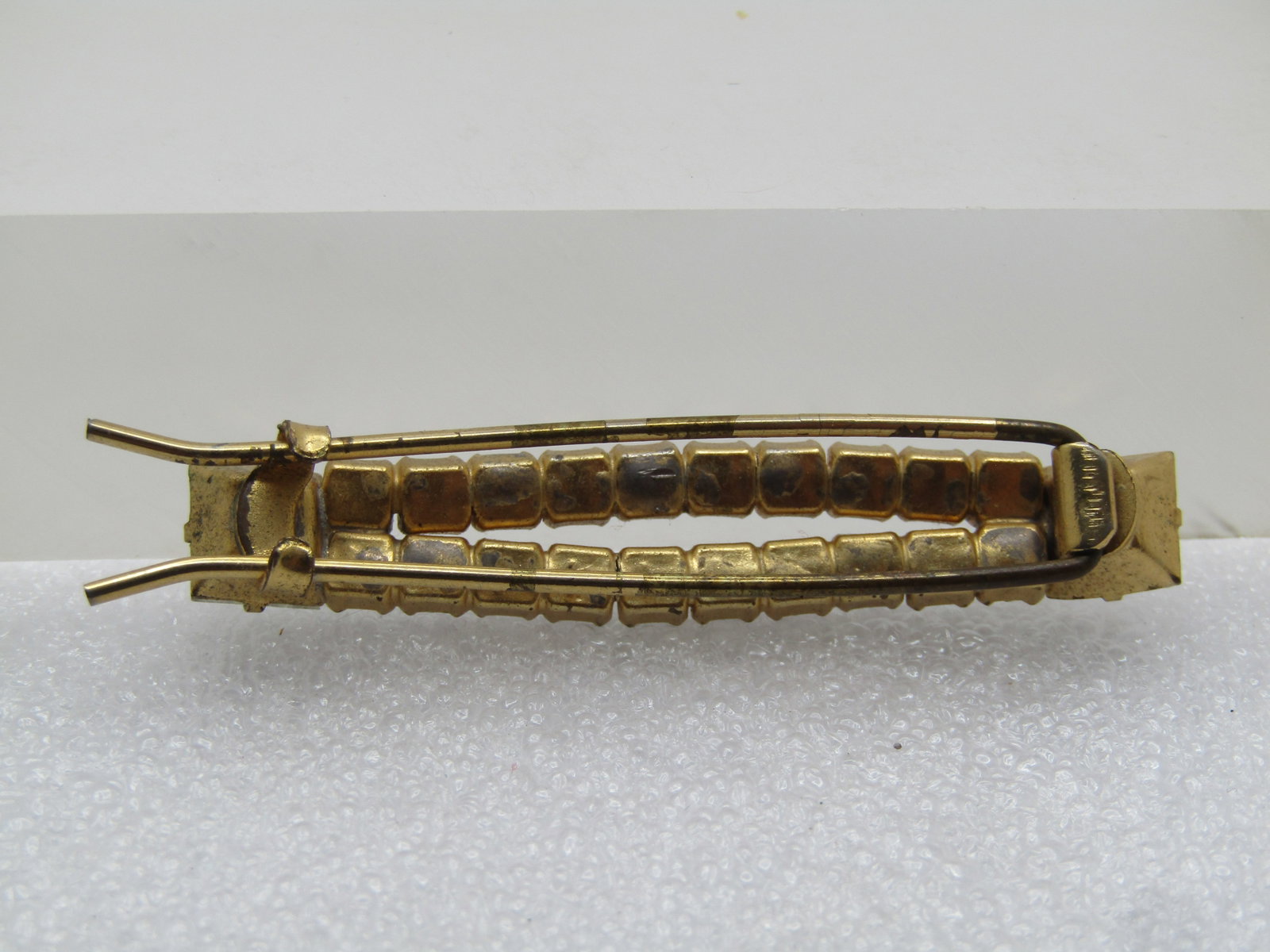Vintage Aurora Borealis Rhinestone Barrette 1950's-1960's - 4