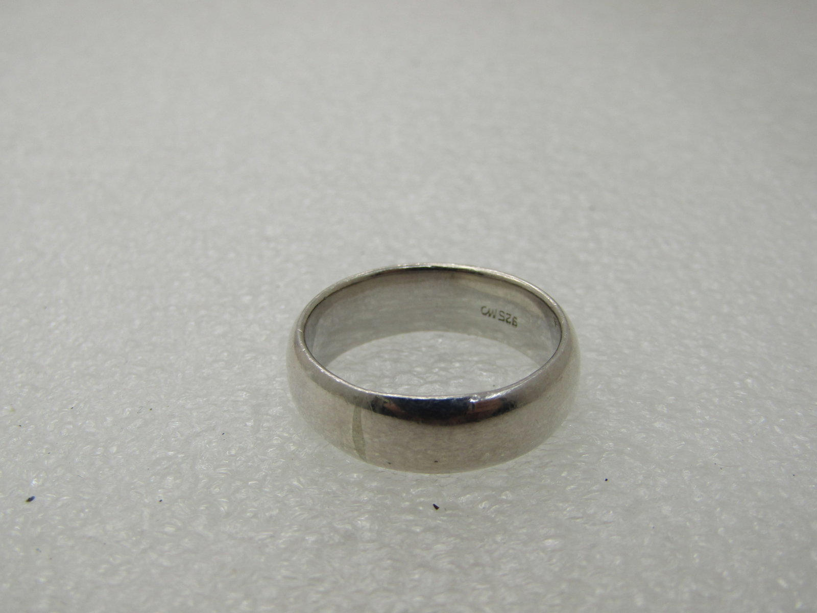 Vintage Sterling Silver 6mm Men's Wedding Band, Sz. 9.25, Signed MA - 3
