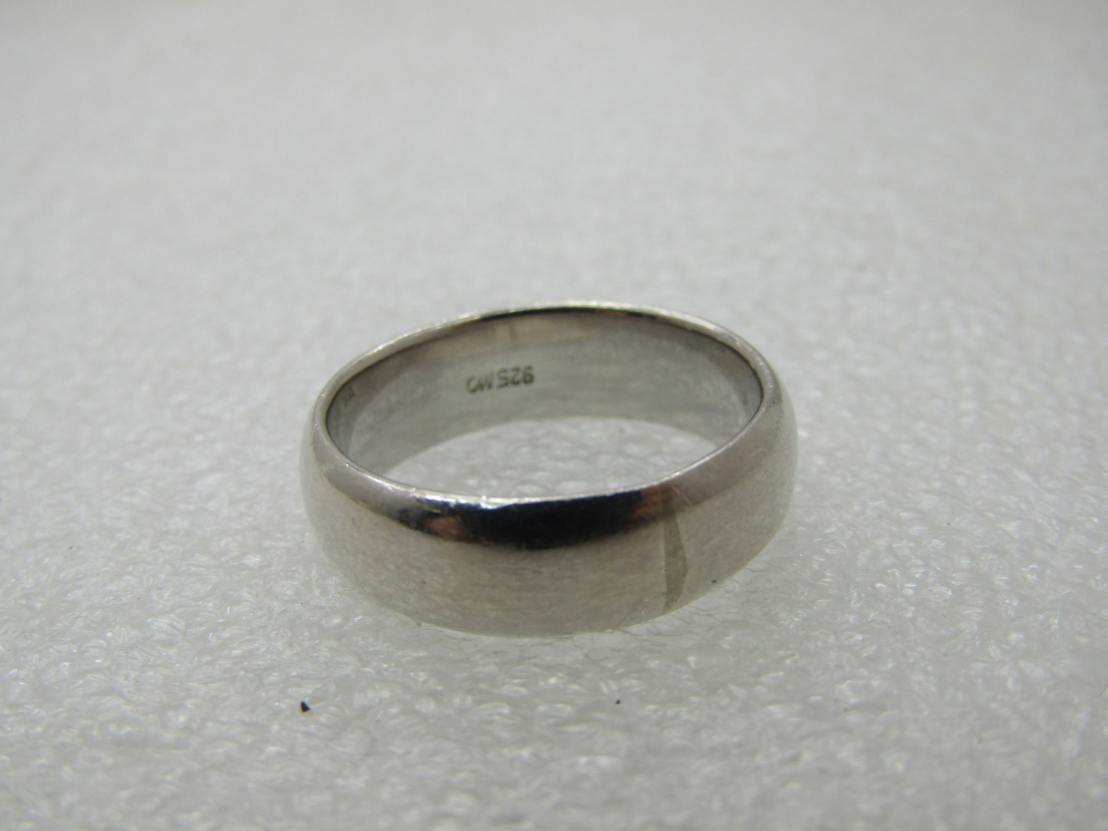 Vintage Sterling Silver 6mm Men's Wedding Band, Sz. 9.25, Signed MA - 4