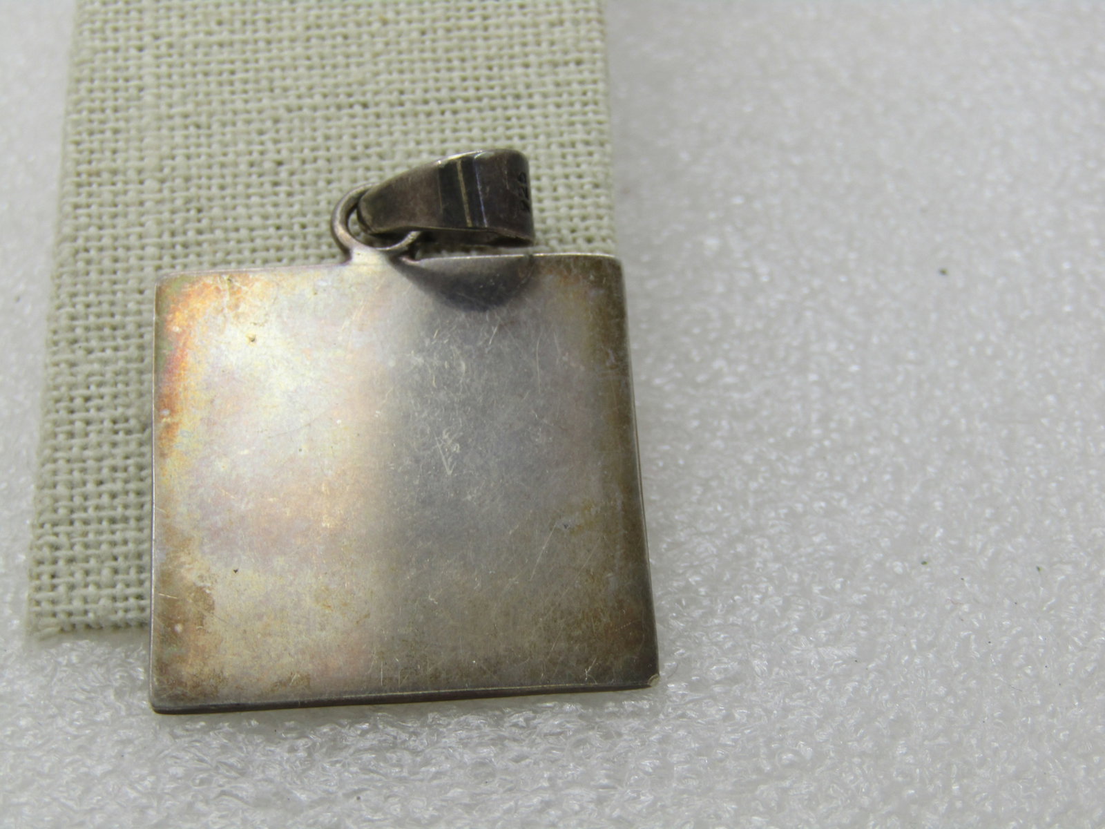 Vintage Sterling Silver Tony & Heidi Couple Pendant, 2", 15.13gr. - 4