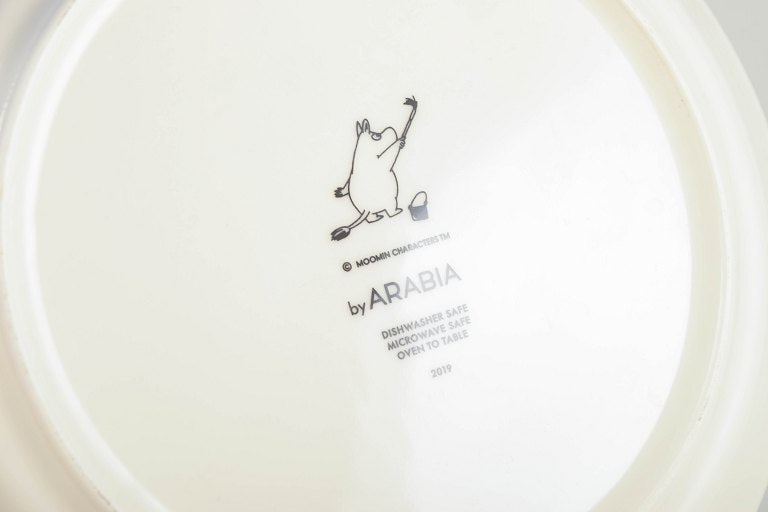 Arabia, Finland. Two colourful porcelain Moomin plates. 21st century. - 4