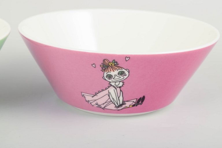 Arabia, Finland. Two porcelain Moomin bowls. 21st century. - 2
