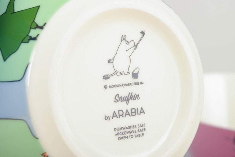 Arabia, Finland. Two porcelain Moomin bowls. 21st century. - 4