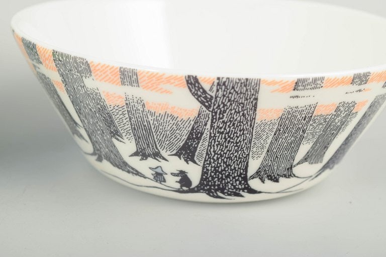 Arabia, Finland. Two porcelain Moomin bowls. 21st century. - 3