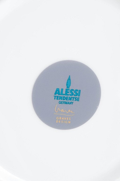 Michael Graves for Alessi, Italy. Set of six porcelain soup plates. Late 20th century. - 4