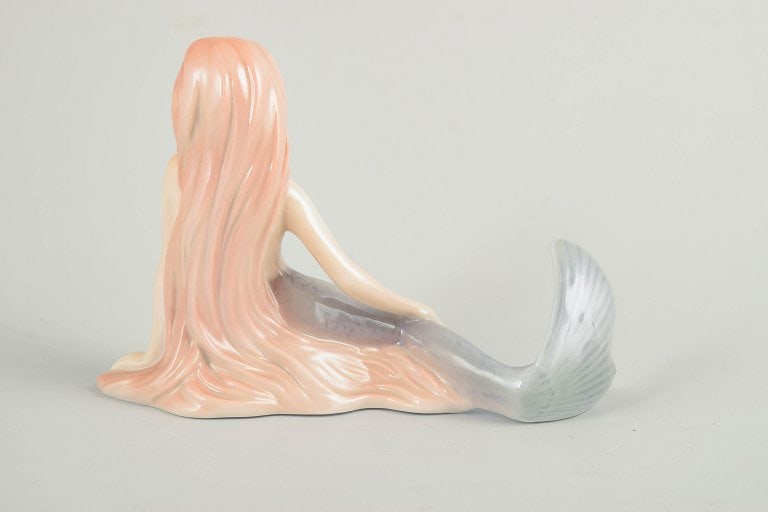 Bing & Grøndahl, Denmark. The Little Mermaid porcelain figurine. Late 20th century. - 3