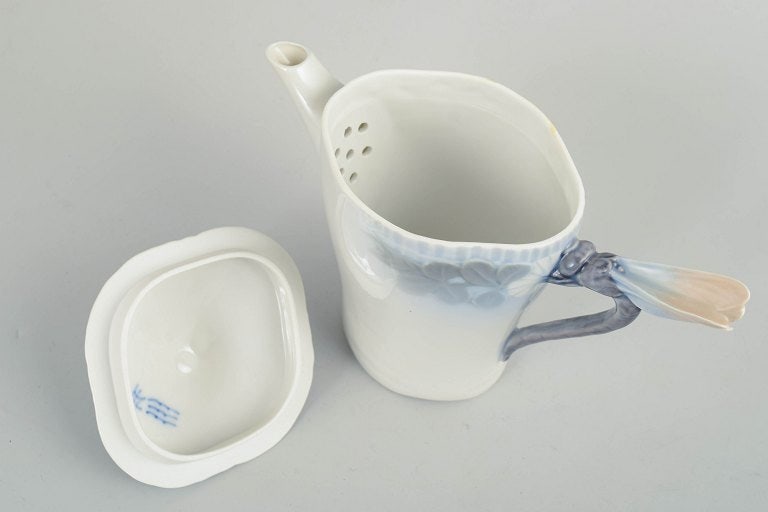 Royal Copenhagen, Denmark. Midsummer Night's Dream, small porcelain coffee pot with decoration in - 3