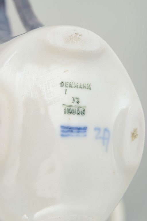 Royal Copenhagen, Denmark. Midsummer Night's Dream, small porcelain coffee pot with decoration in - 4