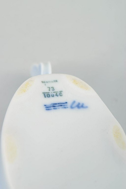 Royal Copenhagen, Denmark. Midsummer Night's Dream, porcelain creamer with decorative handle. - 4