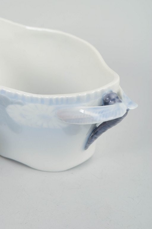 Royal Copenhagen, Denmark. Midsummer Night's Dream, porcelain creamer and sugar bowl. Approx. 1920s. - 3