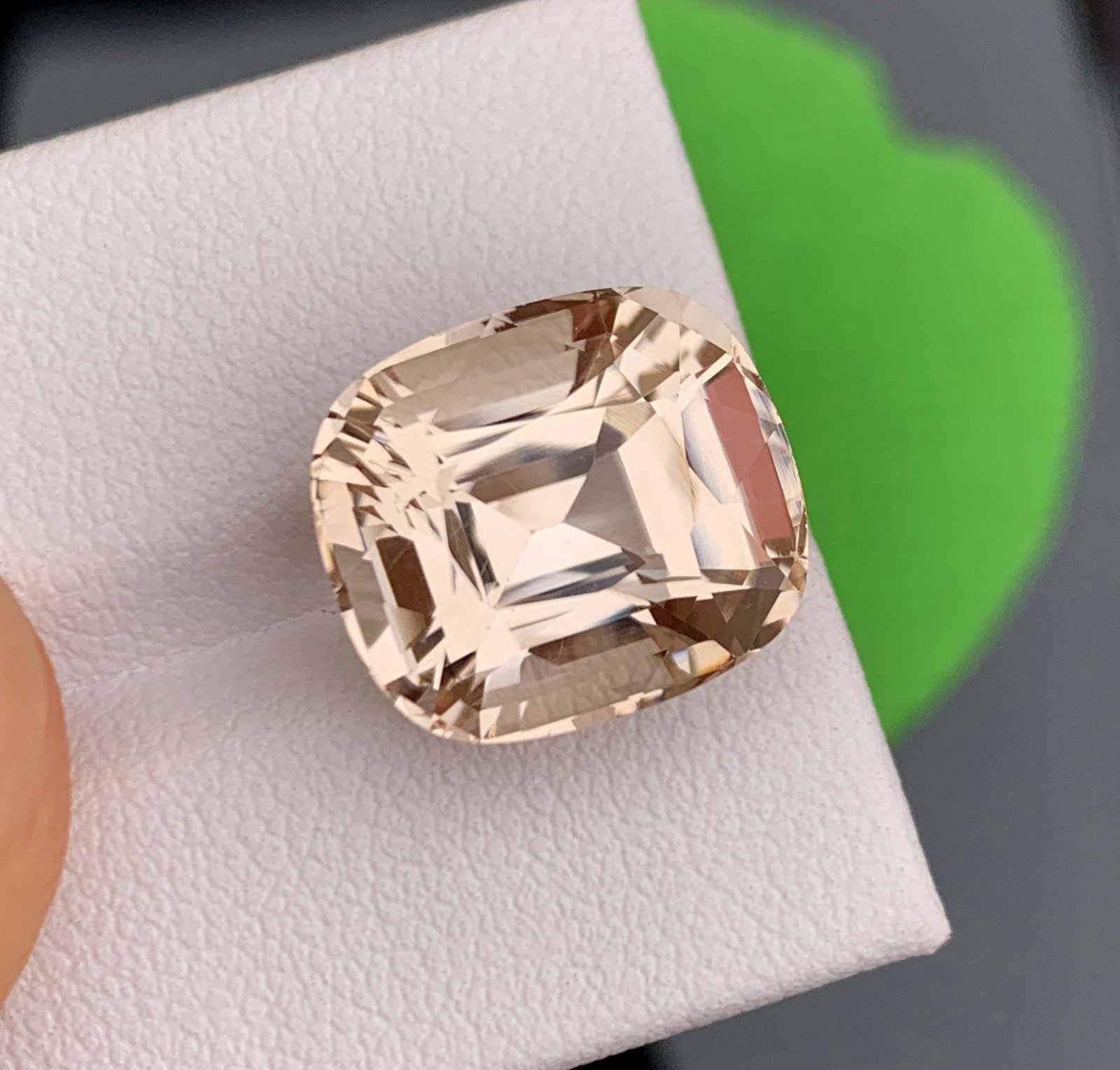 Natural Imperial Topaz Gemstone: 13.67 Carat Golden Yellow Cushion Cut: Highlights Supplies for making crafts Materials: Gemstone: Topaz Carat weight: 13.67 Natural Imperial Topaz Gemstone , Rich Color Natural Faceted Cushion Cut For Jewelry, November Birthstone Wight - 1