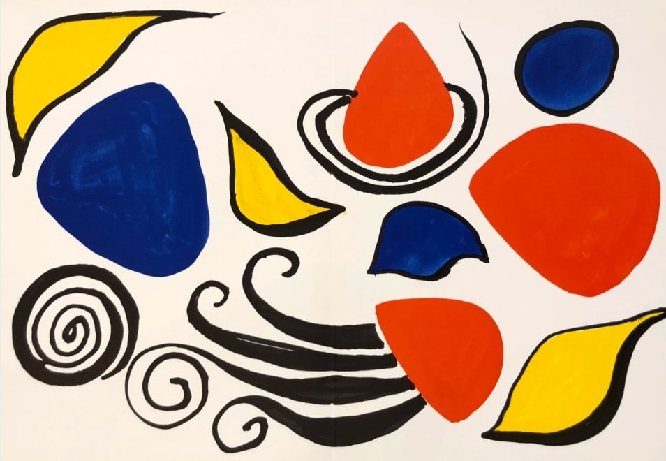 Calder Crags and Critters 2d Original lithograph 1975: Title: Calder Crags and Critters 2d Original lithograph 1975 Description: Artist: Alexander Calder \nCountry: USA \nTitle: Crags and Cr