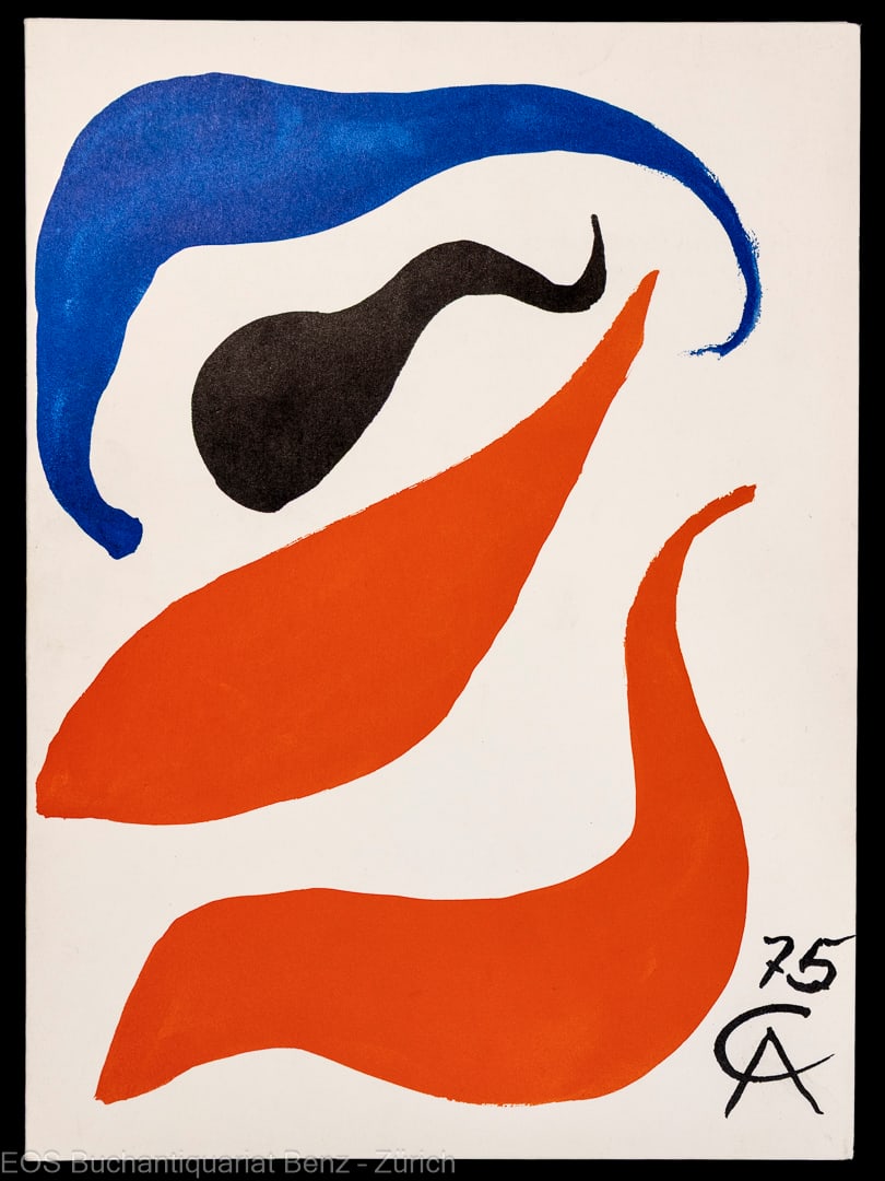 Calder Crags and Critters 1c Original lithograph 1975: Title: Calder Crags and Critters 1c Original lithograph 1975 Description: Artist: Alexander Calder \nCountry: USA \nTitle: Crags and Cr