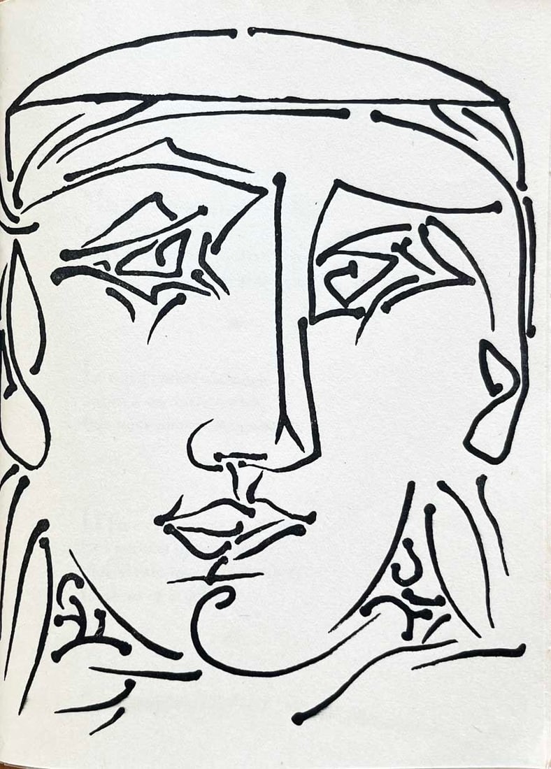 Francoise Gilot Tout Dire 6 Lithograph Au Jour: Title: Francoise Gilot Tout Dire 6 Lithograph Au Jour Description: Artist: Françoise Gilot \nCountry: France \nTitle: Au Jour \nMedium: Lithograph \nMarks: Not signed, not numbered \nPaper: Vellum pa