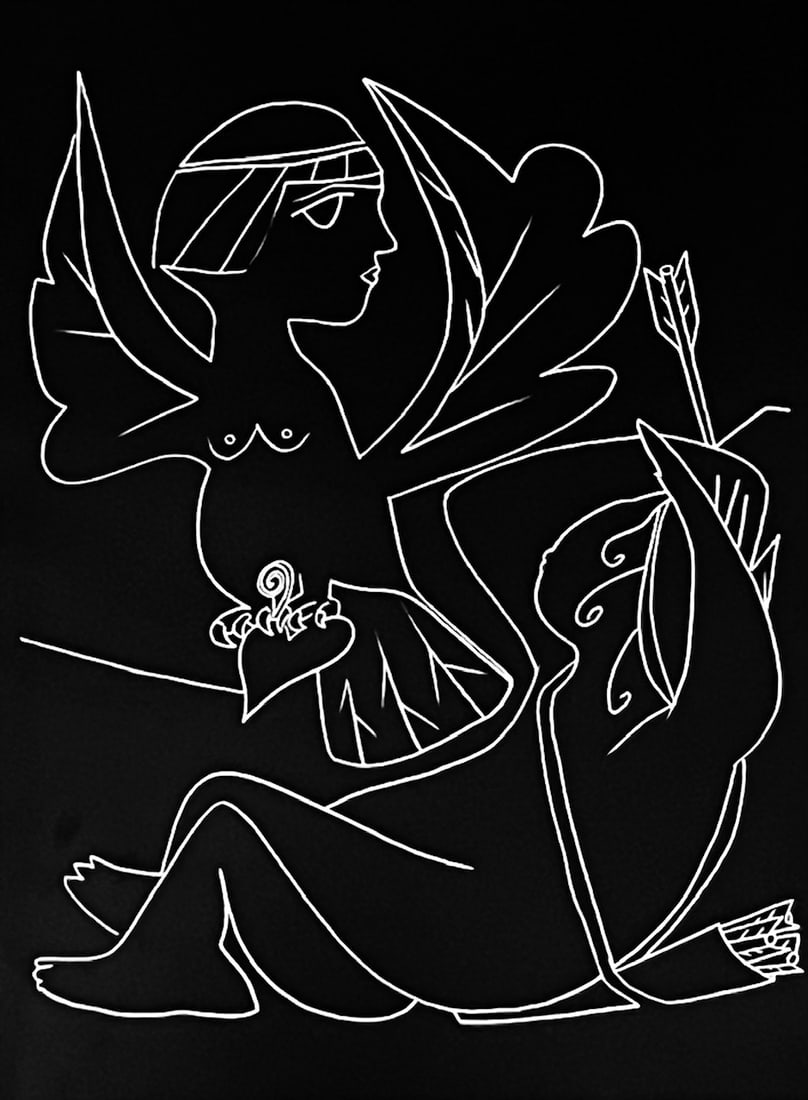 Francoise Gilot Lithograph Steeling Your Heart 1975: Title: Francoise Gilot Lithograph Steeling Your Heart 1975 Description: Artist: Francoise Gilot \nCountry: France \nTitle: Steeling Your Heart \nMedium: Lithograph \nMarks: Not signed not numbered \np