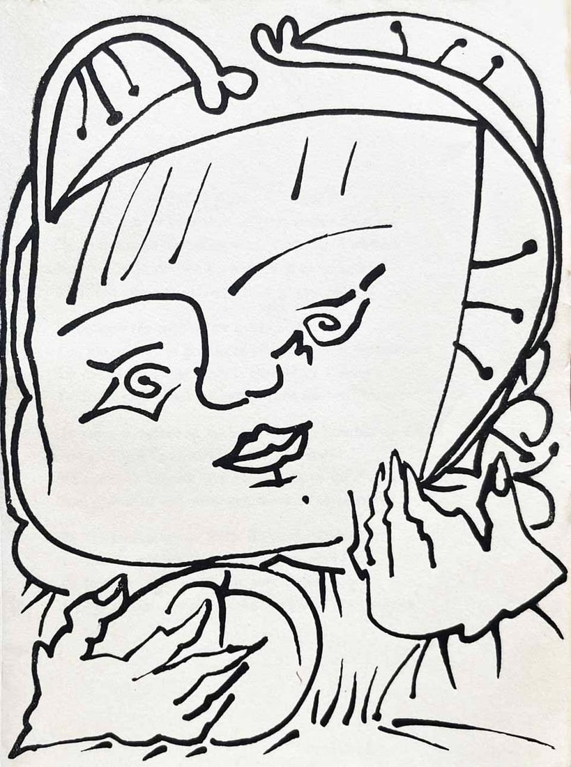 Francoise Gilot Tout Dire 1 Lithograph Tout Dire (1 of 1)