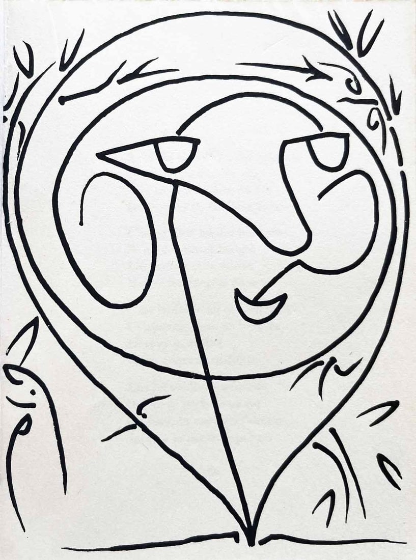 Francoise Gilot Tout Dire 12 Lithograph Bonne Justice: Title: Francoise Gilot Tout Dire 12 Lithograph Bonne Justice Description: Artist: Françoise Gilot \nCountry: France \nTitle: Bonne Justice \nMedium: Lithograph \nMarks: Not signed, not numbered \nPap