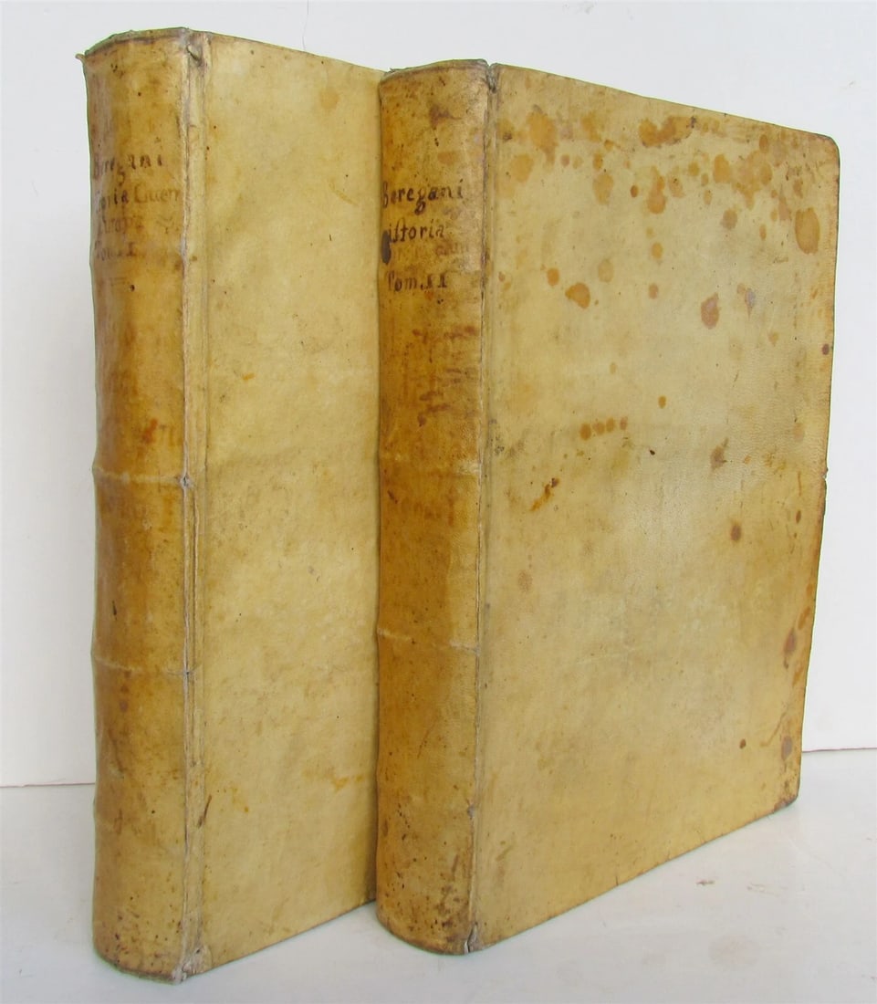 1698 HISTORY of EUROPE WARS FROM 1683 OTTOMAN INVASION IN HUNGARY antique 2 VOL. (1 of 7)