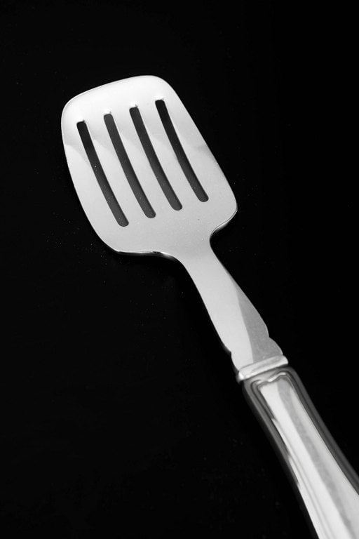 Georg Jensen, Denmark. Sardine fork in stainless steel and sterling silver. Produced after 1944. - 2