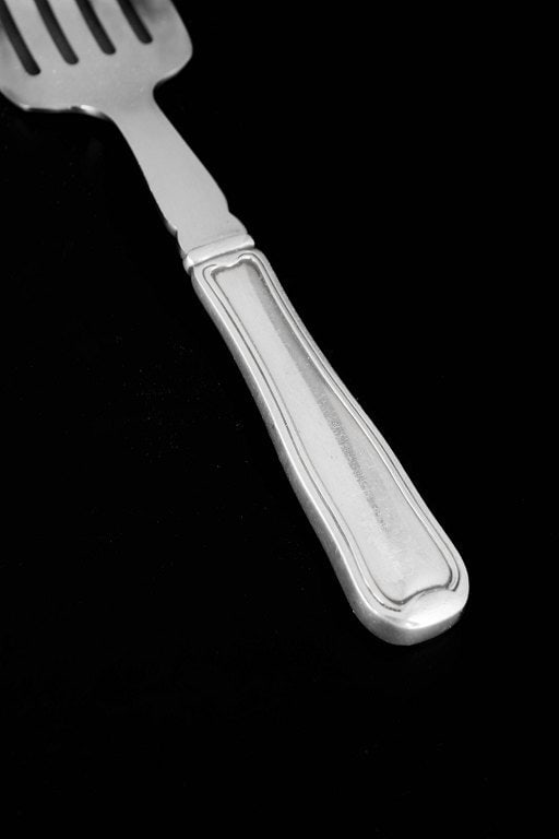 Georg Jensen, Denmark. Sardine fork in stainless steel and sterling silver. Produced after 1944. - 3