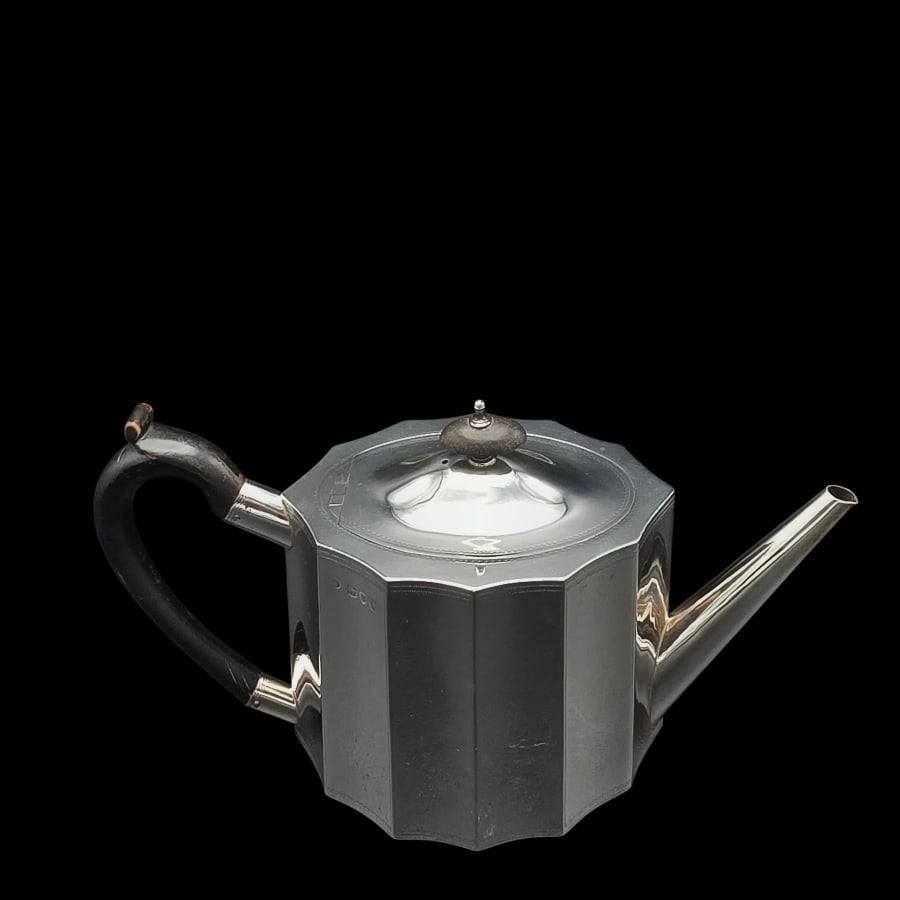 19th Century Antique Victorian Silver Teapot London 1895 Cornelius Joshua Vander - 2